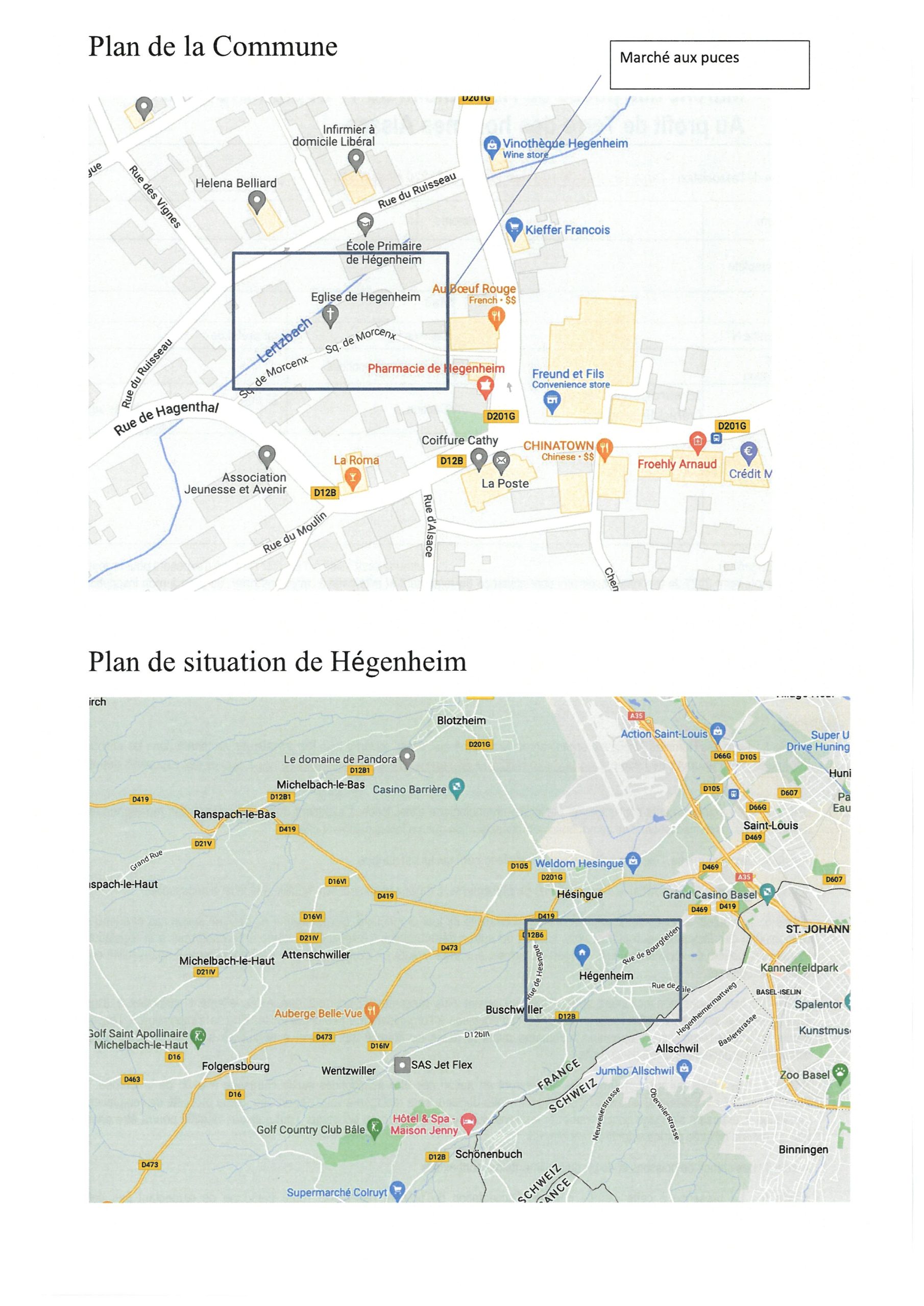 Marché aux puces Terre des Hommes - Ville de Hégenheim